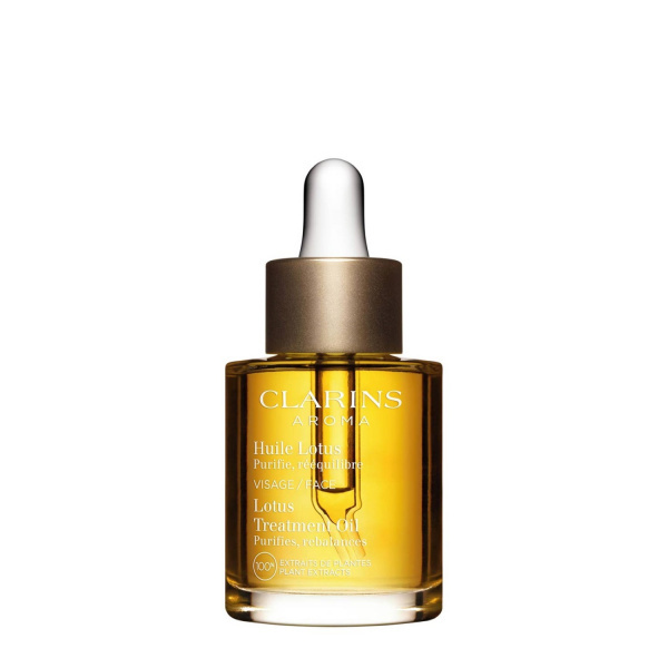 Clarins Lotus Treatment Oil regenerační olej s vyhlazujícím účinkem na den i noc 30 ml