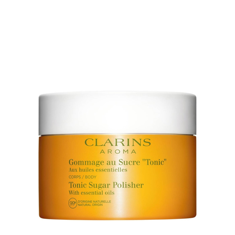 Clarins Tonic Sugar Polisher rozjasňující peeling s revitalizačním účinkem 250 g