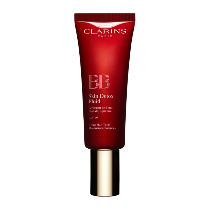 Clarins BB Skin Detox Fluid hydratační BB krém SPF 25 odstín 02 - Medium 45 ml