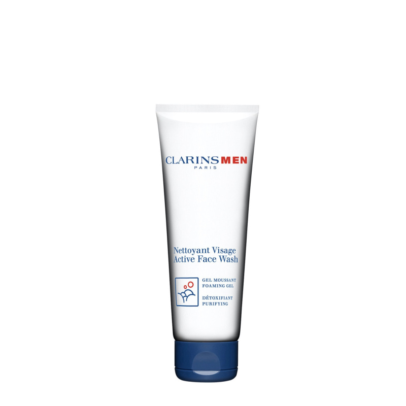 Clarins Men Active Face Wash čisticí pěnivý gel pro muže 125 ml