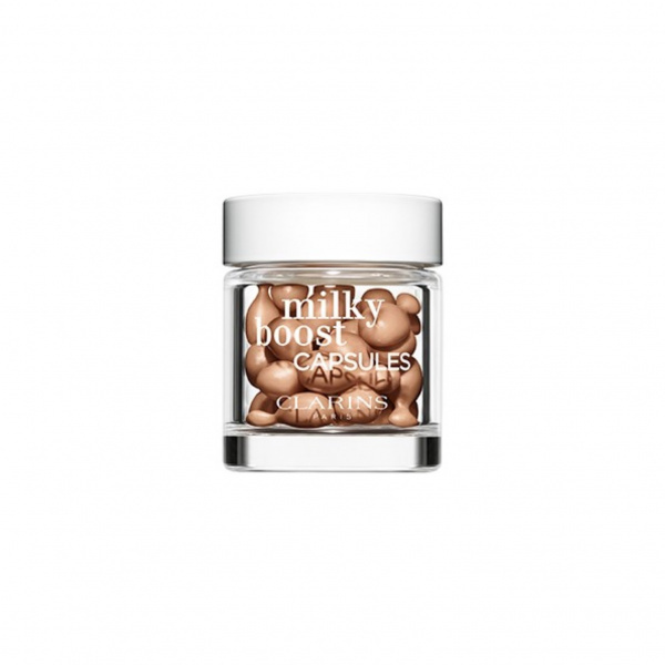 Clarins Milky Boost Capsules rozjasňující make-up kapsle odstín 06 30x0.2 ml