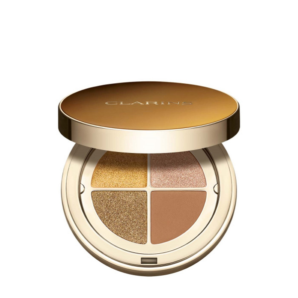 Clarins Ombre 4 Colour Eye Palette paletka očních stínů pro dlouhotrvající efekt odstín 07 Bronze Gradation 4.2 g