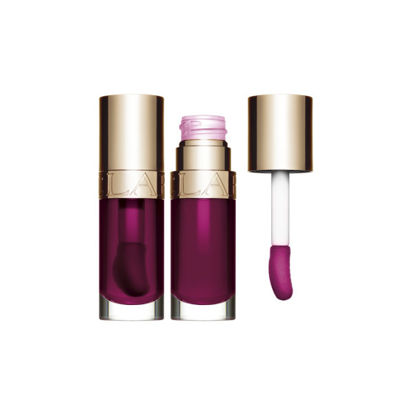Clarins Lip Comfort Oil olej na rty s hydratačním účinkem odstín 10 plum 7 ml