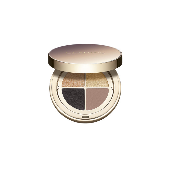 Clarins Ombre 4 Colour Eye Palette paletka očních stínů pro dlouhotrvající efekt odstín 08 - Amber Gradation 4.2 g