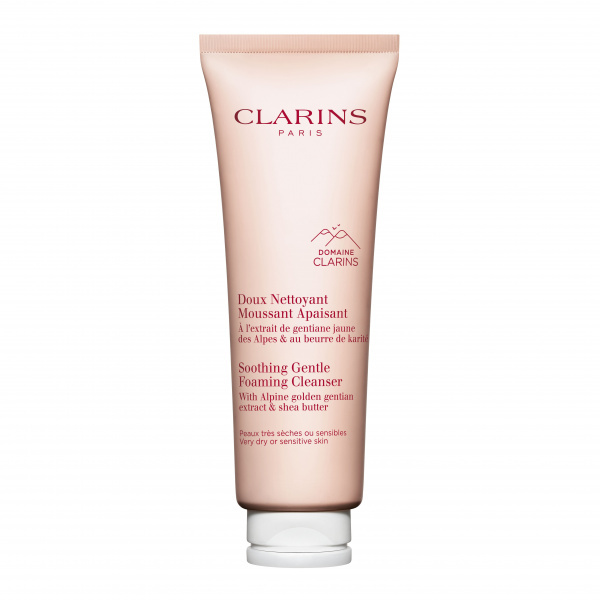 Clarins Cleansing Soothing Gentle Foaming Cleanser jemná odličovací pěna se zklidňujícím účinkem 125 ml