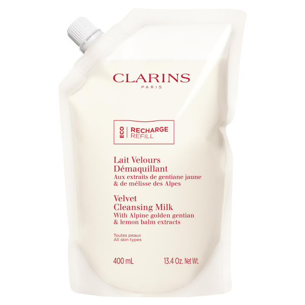 Clarins VELVET CLEANSING MILK  odličovací mléko - náhradní náplň 400 ml