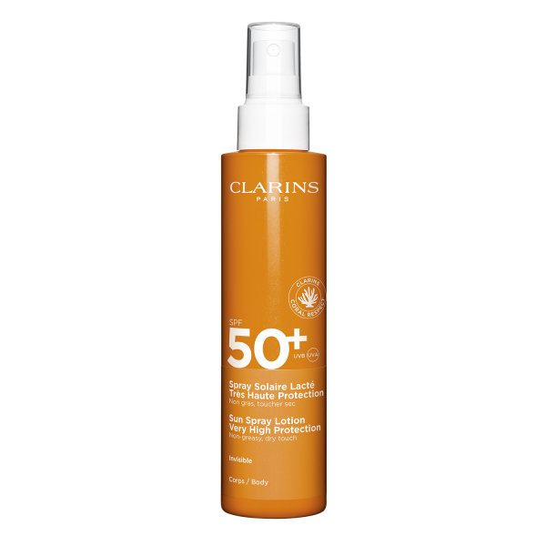 Clarins Sun Care Spray Lotion opalovací sprej na tělo a obličej SPF 50+ 150 ml