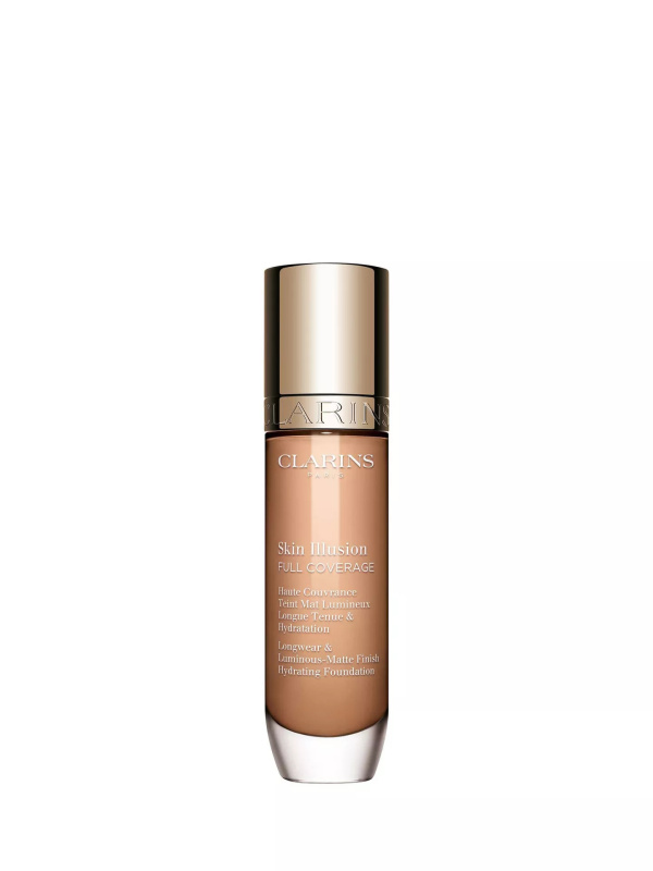 Clarins Skin Illusion Hydrating Foundation vysoce krycí make-up odstín 107C 30 ml