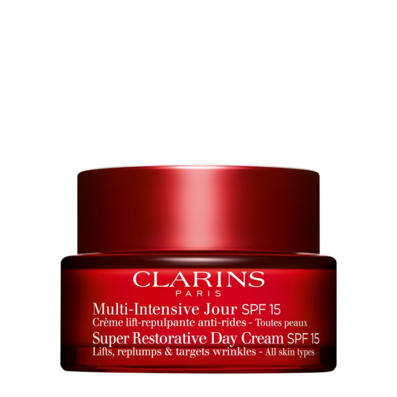 Clarins Super Restorative Day Cream SPF 15 omlazující denní krém SPF 15 50 ml