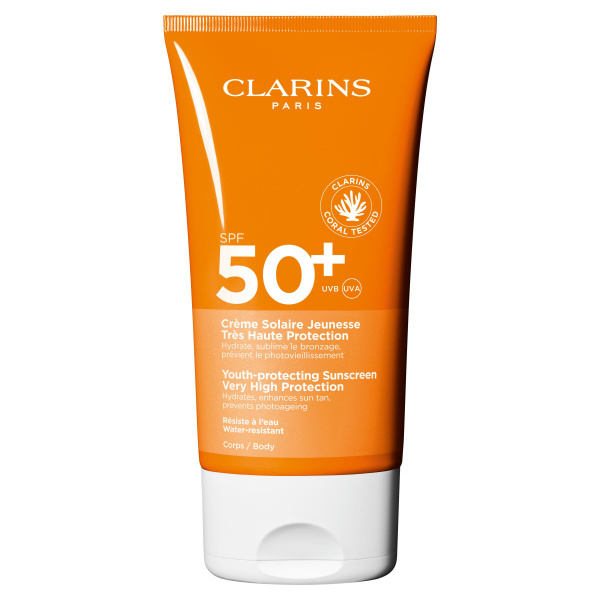 Clarins Sun Body Cream SPF50+ opalovací krém SPF 50+ 150 ml