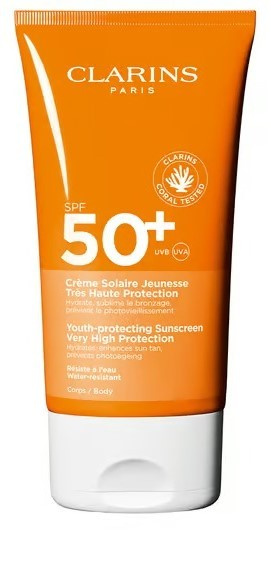 Clarins Sun Body Cream SPF50+ opalovací krém SPF 50+ 150 ml