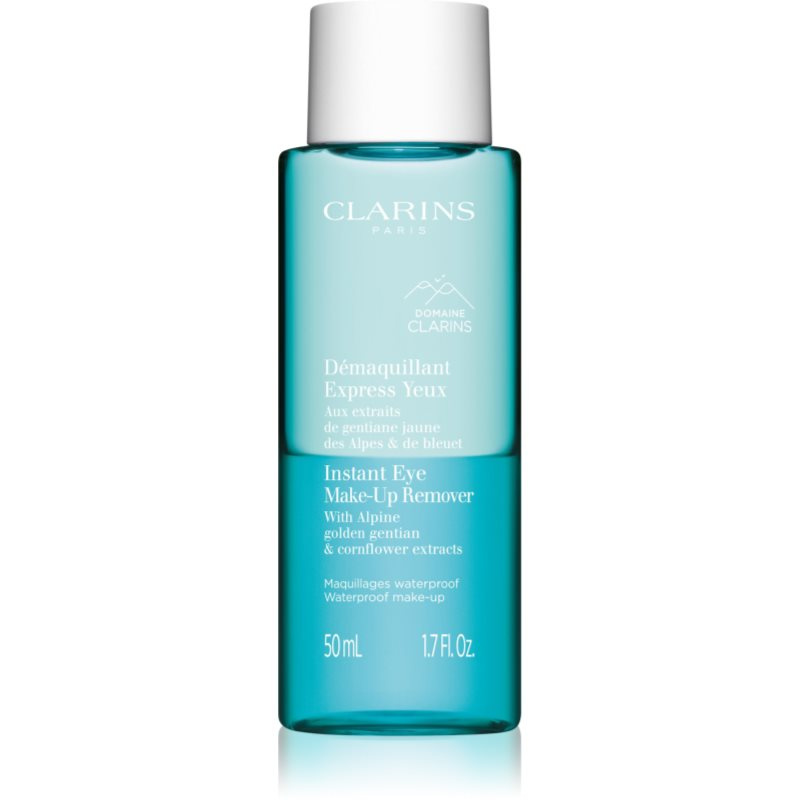 Clarins Cleansing Instant Eye Make-Up Remover dvoufázový odličovač očního make-upu pro citlivé oči 50 ml