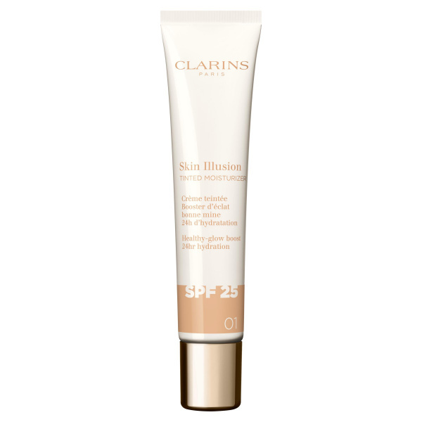 Clarins Skin Illusion Tinted Moisturizer tónovací krém SPF 25 odstín 01 40 ml