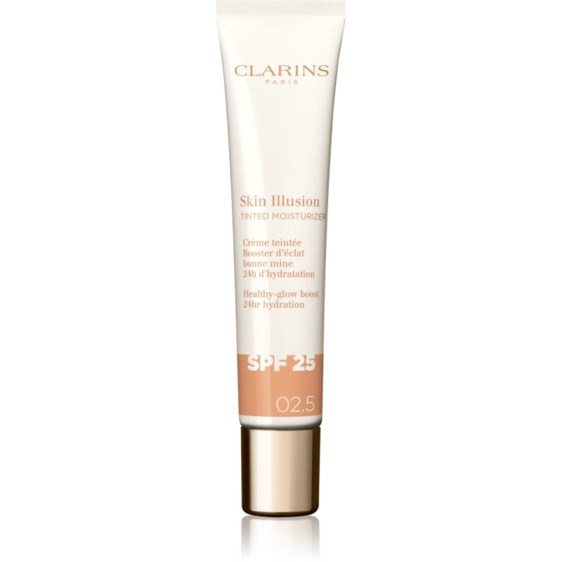 Clarins Skin Illusion Tinted Moisturizer tónovací krém SPF 25 odstín 02 40 ml