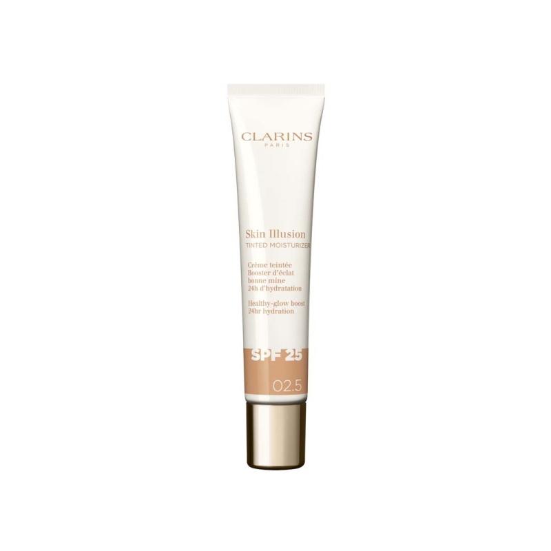 Clarins Skin Illusion Tinted Moisturizer tónovací krém SPF 25 odstín 02.5 40 ml