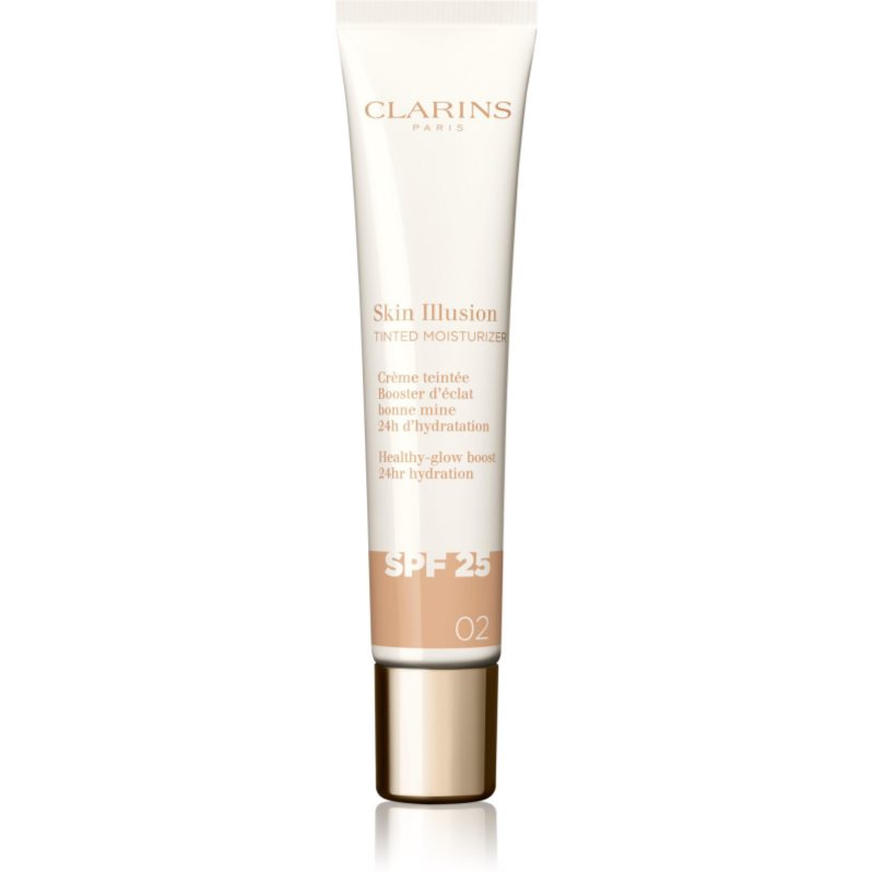 Clarins Skin Illusion Tinted Moisturizer tónovací krém SPF 25 odstín 02.5 40 ml