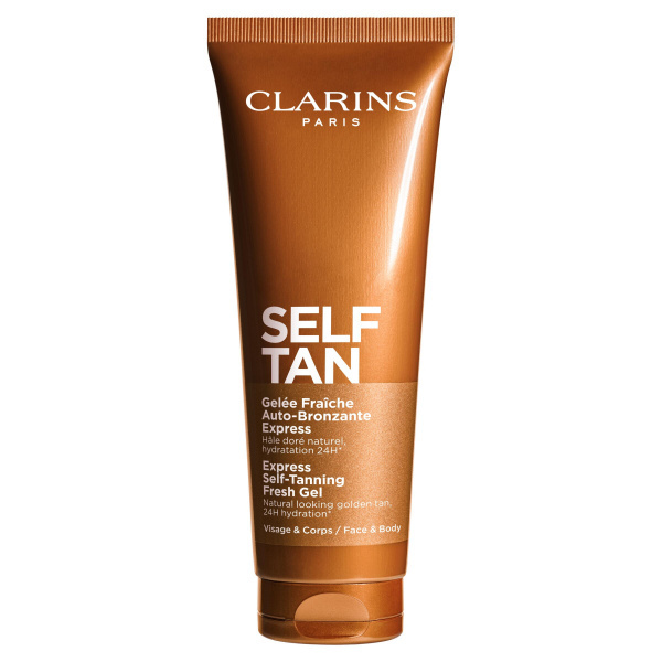 Clarins Self Tan Express Self-Tanning Fresh Gel samoopalovací gel s hydratačním účinkem 125 ml