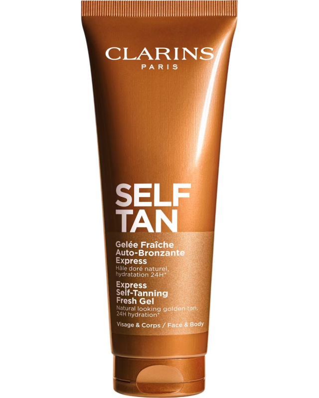 Clarins Self Tan Express Self-Tanning Fresh Gel samoopalovací gel s hydratačním účinkem 125 ml