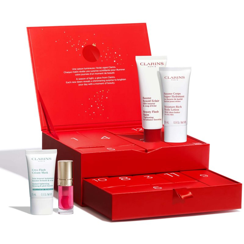 Clarins Advent Calendar 12 Holiday Season adventní kalendář