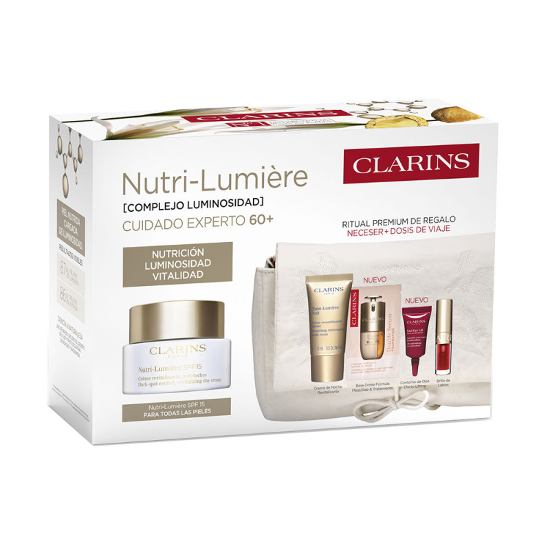 Clarins Dárková sada Nutri-Lumière SPF 15 Set