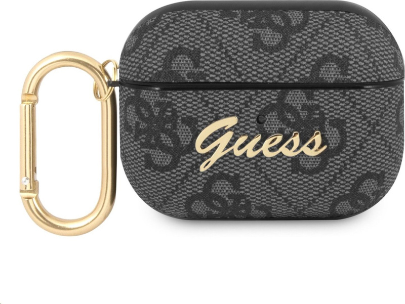 Guess Pouzdro na sluchátka AirPods Pro 1/2 - Guess, 4G Script Gray
