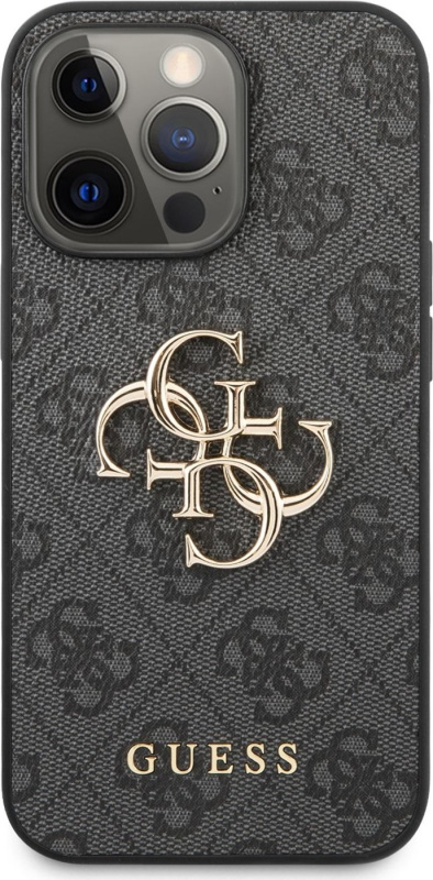 Guess Ochranný kryt pro iPhone 13 Pro MAX - Guess, 4G Logo Back Gray