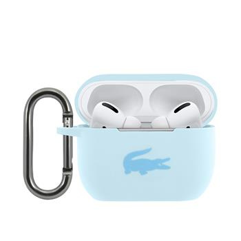 Lacoste Liquid Silicone Glossy Printing Logo pouzdro AirPods Pro modré