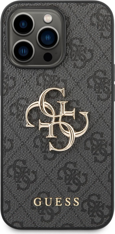 Guess Ochranný kryt pro iPhone 14 Pro MAX - Guess, 4G Logo Back Gray