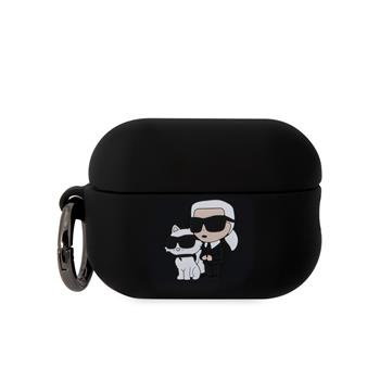 Karl Lagerfeld 3D Logo NFT Karl and Choupette pouzdro AirPods Pro 2 černé