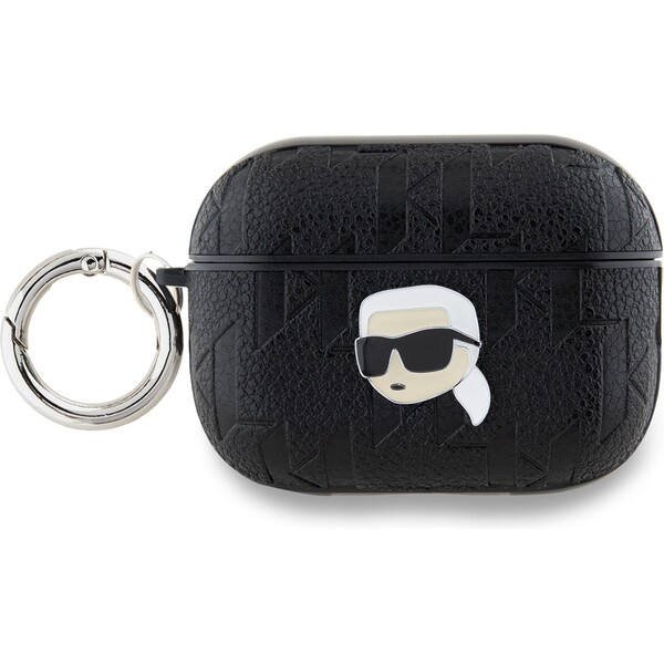 Karl Lagerfeld PU Embossed Karl Head pouzdro AirPods Pro 2 černé