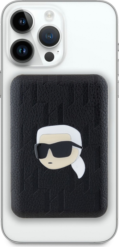 Karl Lagerfeld Embossed Karl Head MagSafe Powerbanka 5000mAh černá