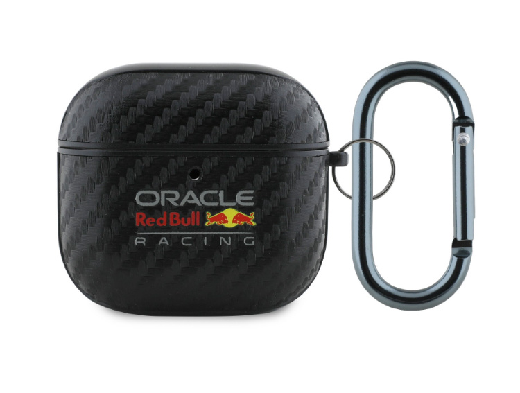 Oracle Red Bull Racing PU Karbonové pouzdro AirPods 4 černé