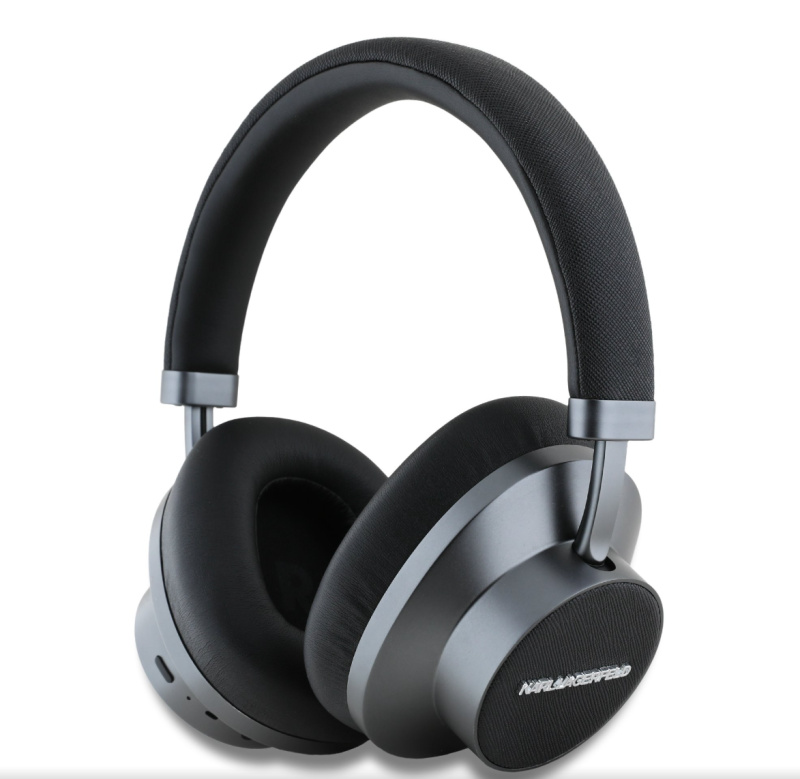 Karl Lagerfeld Saffiano Metal Logo ANC/ENC bezdrátová sluchátka černá