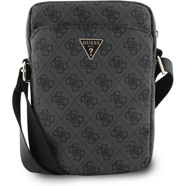 Guess PU 4G Triangle Logo taška 8" černá