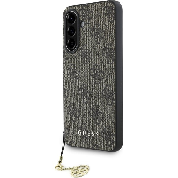 Guess 4G Charm kryt Samsung Galaxy A56 hnědý