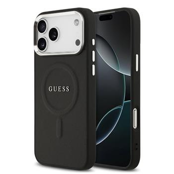 Guess PU Saffiano MagSafe kryt iPhone 17 Pro Max černý