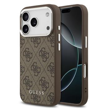Guess 4G MagSafe kryt iPhone 17 Pro hnědý
