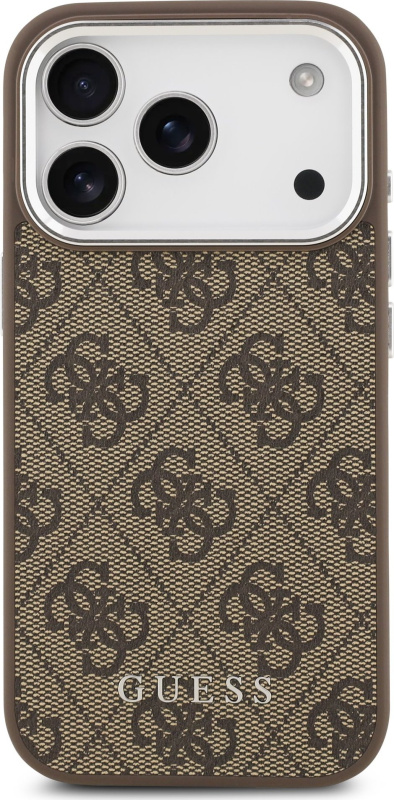 Guess 4G MagSafe kryt iPhone 17 Pro hnědý