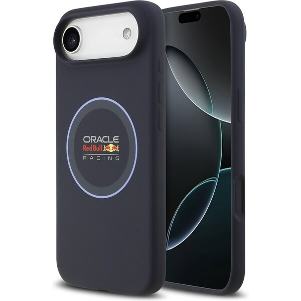 Oracle Red Bull Racing Silicone Blue Ring MagSafe kryt iPhone Air modrý
