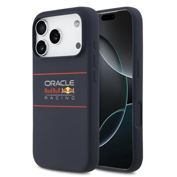 Oracle Red Bull Silicone Horizontal Logo MagSafe kryt iPhone 17 Pro modrý
