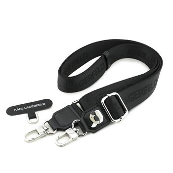 Karl Lagerfeld Universal Crossbody popruh Karl Patch černý