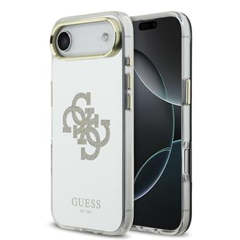 Guess PC/TPU Mirror 4G Glitter Logo MagSafe kryt iPhone Air zlatý