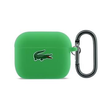 Lacoste Liquid Silicone Croc Logo pouzdro AirPods Pro 3 zelené