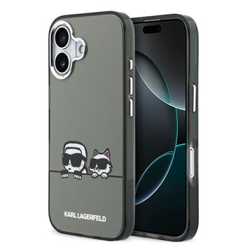 Karl Lagerfeld IML K&CH Heads Logo MagSafe kryt iPhone 17 černý