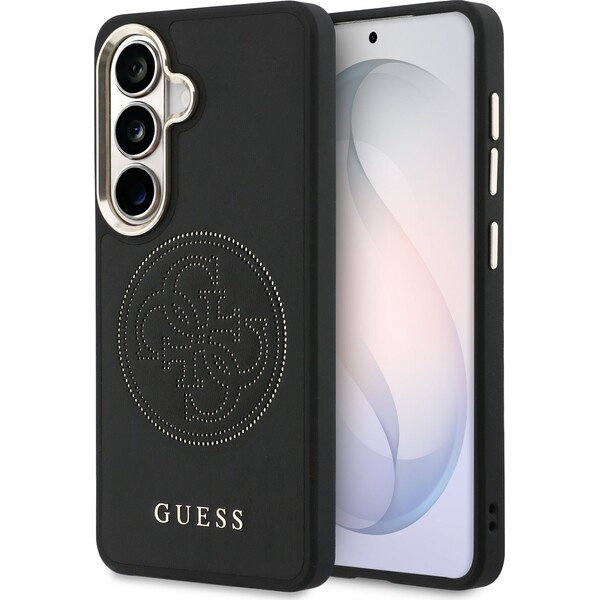 Guess PU Perforated 4G Logo Magnetic kryt Samsung Galaxy S26 černý