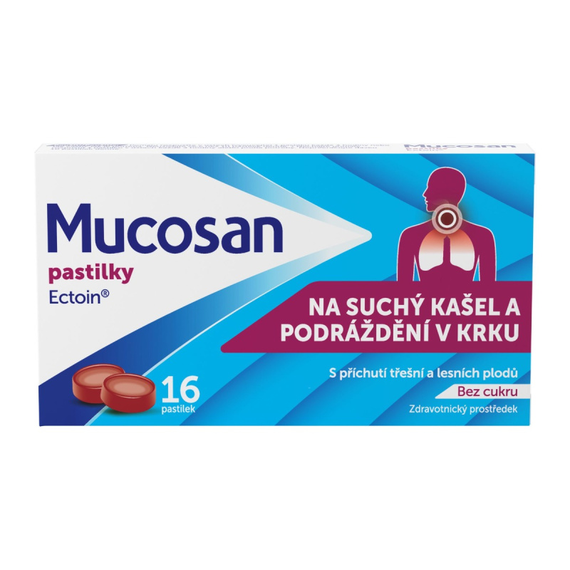 MUCOSAN Pastilky 16 kusů