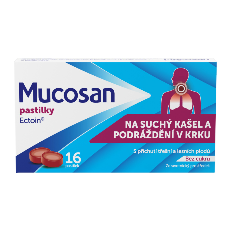 MUCOSAN Pastilky 16 kusů