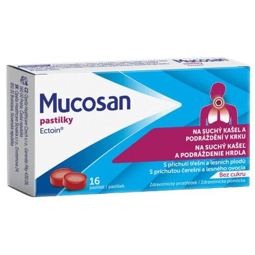 MUCOSAN Pastilky 16 kusů