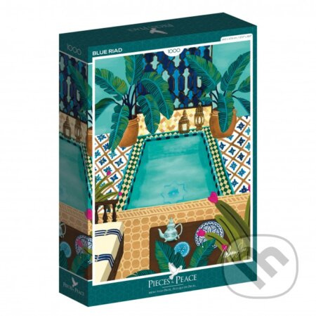 Puzzle Blue Riad - puzzle z kategorie 500 - 1000 dílků