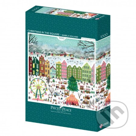 Puzzle Vianoce na námestí - puzzle z kategorie 500 - 1000 dílků